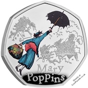 2025 Mary Poppins 50p Silver Proof